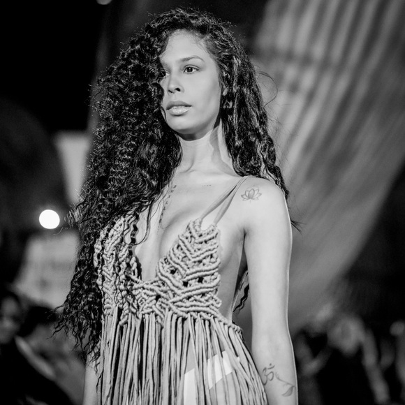 Handmade Macramé Rope Dress - Picture 14 of 16